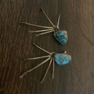Authentic turquoise earrings
